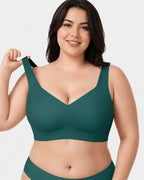 Plus Size Pullover Wireless Full-Coverage Support Bra