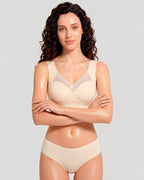 Comfortable Smoothing Mesh Bra