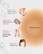 Reusable Seamless Silicone Nipple Covers