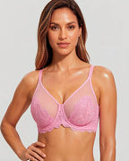 2-Pack Full Coverage Lace Minimizer Bras