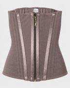 15-Bone Zip-Up High-Compression Waist Cincher