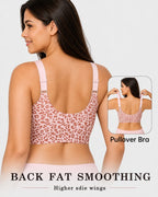Plus Size Pullover Wireless Full-Coverage Support Bra