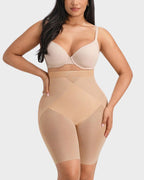 High-Waist X-Compression Tummy Control Shaping Shorts