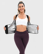 Zip-Up Sauna Sweat Compression Waist Trainer Vest