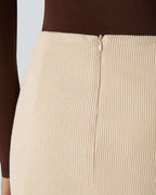 High-Waist 2-in-1 Corduroy A-Line Mini Skirt