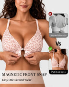 Magnetic Front Closure Wirefree Jelly Support Bra