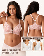 Magnetic Front Closure Wirefree Jelly Support Bra