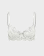 Floral Lace Plunge Underwire Bra
