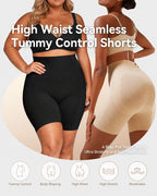 High-Waist Seamless Tummy Control Shaper Shorts