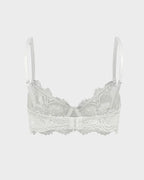 Floral Lace Plunge Underwire Bra