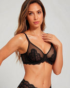 2-Pack Full Coverage Lace Minimizer Bras