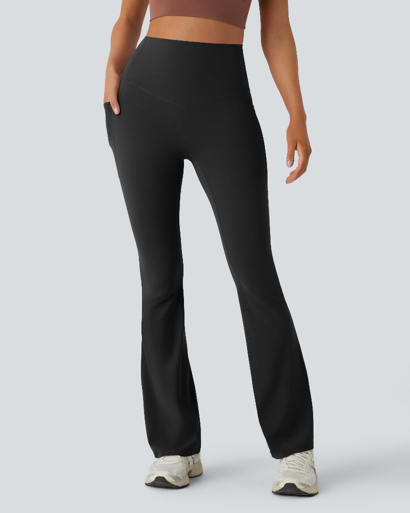 Slimming High-Waist Yoga Leggings with Pockets