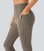 Slimming High-Waist Yoga Leggings with Pockets