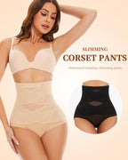 Women'S High-Waisted Shapewear Panties(3 pcs)
