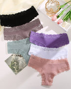 Women's Cotton Panties Lace Low Rise
