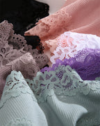 Women's Cotton Panties Lace Low Rise