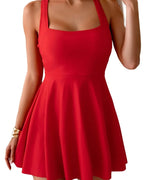Women’s Tummy Control Swimdress – One-Piece with Pocket