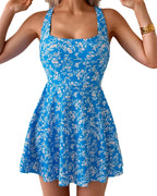 Women’s Tummy Control Swimdress – One-Piece with Pocket