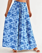 Women High Waist Wide Leg Palazzo Pants with Pockets