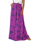 Women High Waist Wide Leg Palazzo Pants with Pockets