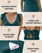 Confidence-Boosting V-Neck Swimsuit