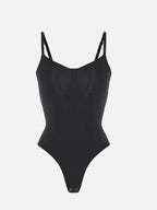 Seamless Covered Bust Jumpsuit Thong Bodysuit Fit