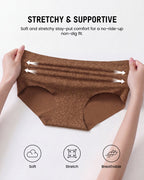 High-Waist Seamless Leopard Tummy Control Brief 6-Pack