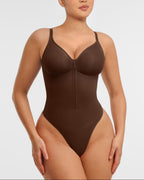 Shapecurve Tummy Control Seamless Zipper Shaping Bodysuit