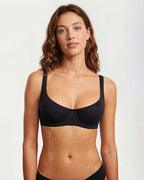 Underwire Support Seamless Unlined Balconette Bra