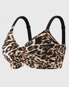 4-Pack Deep V Wireless Push Up Jelly Bra