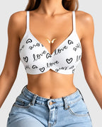 4-Pack Deep V Wireless Push Up Jelly Bra