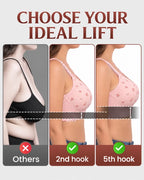 Custom-Lift & Soft Cotton Back Support Bra